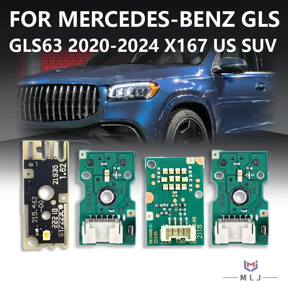 Angel Eye Board White Light LED Board DRL Light Source Chip for Mercedes-Benz GLS63 X167 GLS