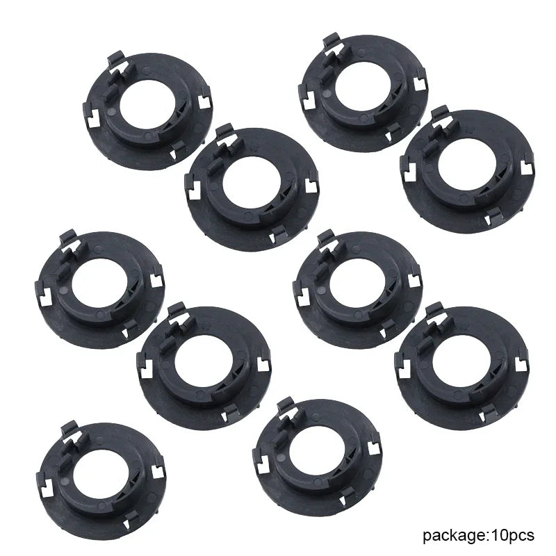 10Pcs H7 LED Headlight Bulb Adapter Car Light Holder Socket 