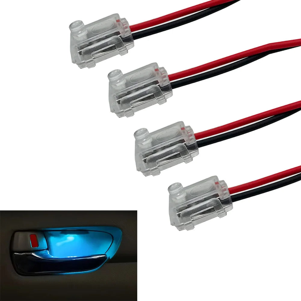 12V Car Door Bowl Light Concealed Installation Door Handle L