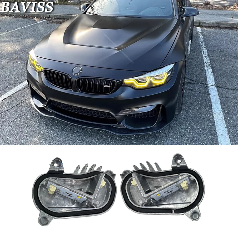 DRL yellow gold color LED Modules F80 F82 F83 lci daytime running light lemon yellow for BMW F80 F82