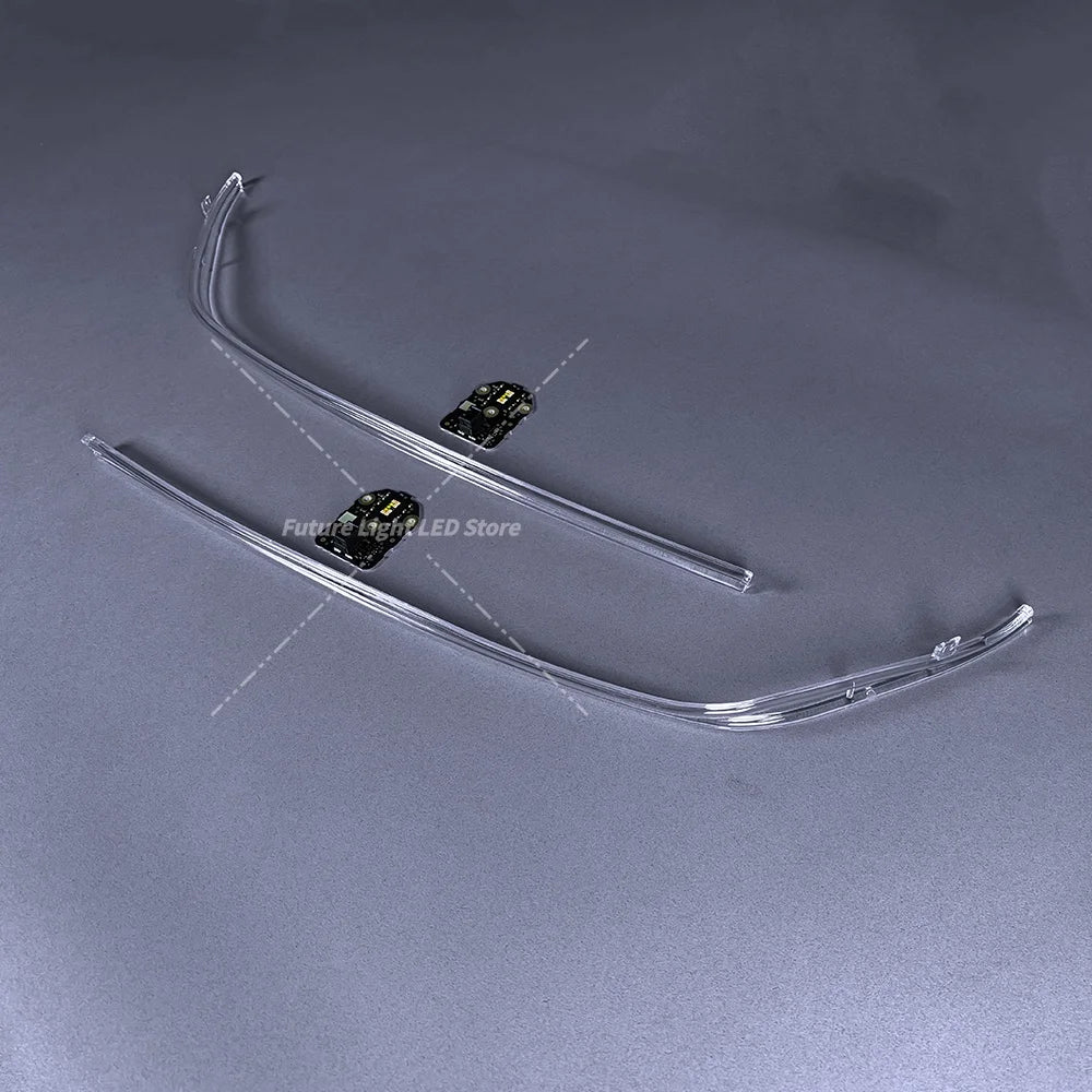 LED Headlight Tubes Daytime Running Lights Light Guide Plate Angel Eye Lightsource DRL Chips Boards for Volvo