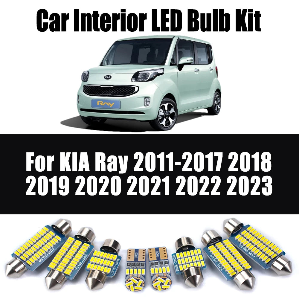 Canbus Interior LED Bulb For KIA Ray 2011-2017 2018 2019 202