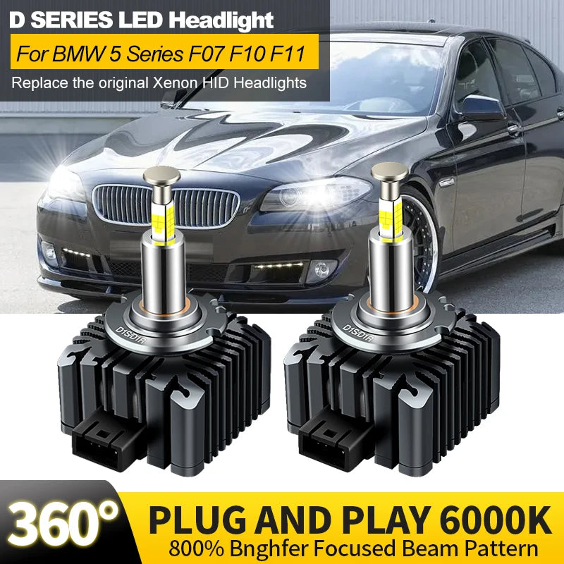 2PCS For BMW 5 Series F07 F10 F11 520 525 530 550 2009-2022 