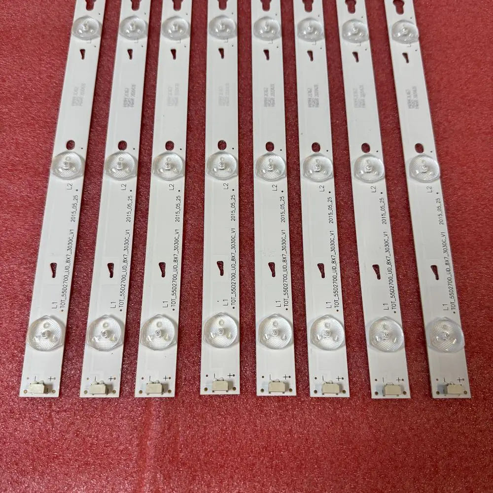 LED Backlight Strip for 8pcs/set LED strip 7LED for TCL 006-P1K3465A 55D2700 U55C7006X1 B55A758U U55P6006
