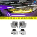 Angel Eyes DRL LED Board Lightsource For BMW G80 M3 G82 G83 M4 G22 G23 G26 2021-2024 Amber Blue Red Daytime