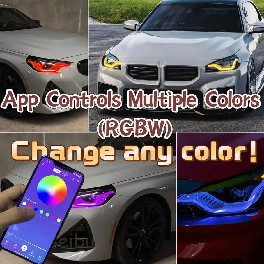 DRL RGBW Module For BMW 2 SERIES M2 G42 G87 2022-2023 Daytime Running Light Chips Fits Adaptive LED Headlight