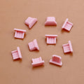 JCD 10pcs Micro USB Silicone Dust Plugs Universal Charging Port Dustplug Protector Cover For Xiaomi Samsung Dustproof Cap