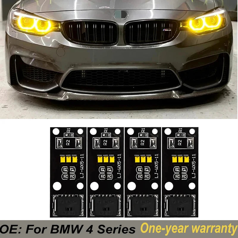 Angel Eye DRL LED Boards for BMW 4S F32 F82 M4 F33 F83 M4 F36 LED Xenon Headlight Daytime Running Light for