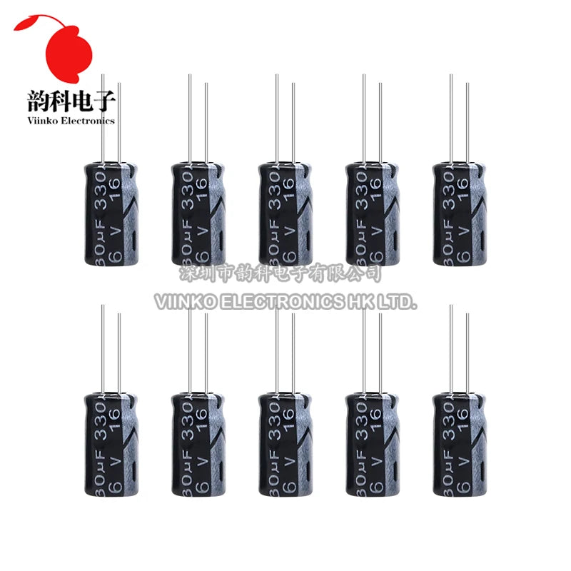 120pcs Electrolytic Capacitor Assortment Kit 12Values 1uF - 