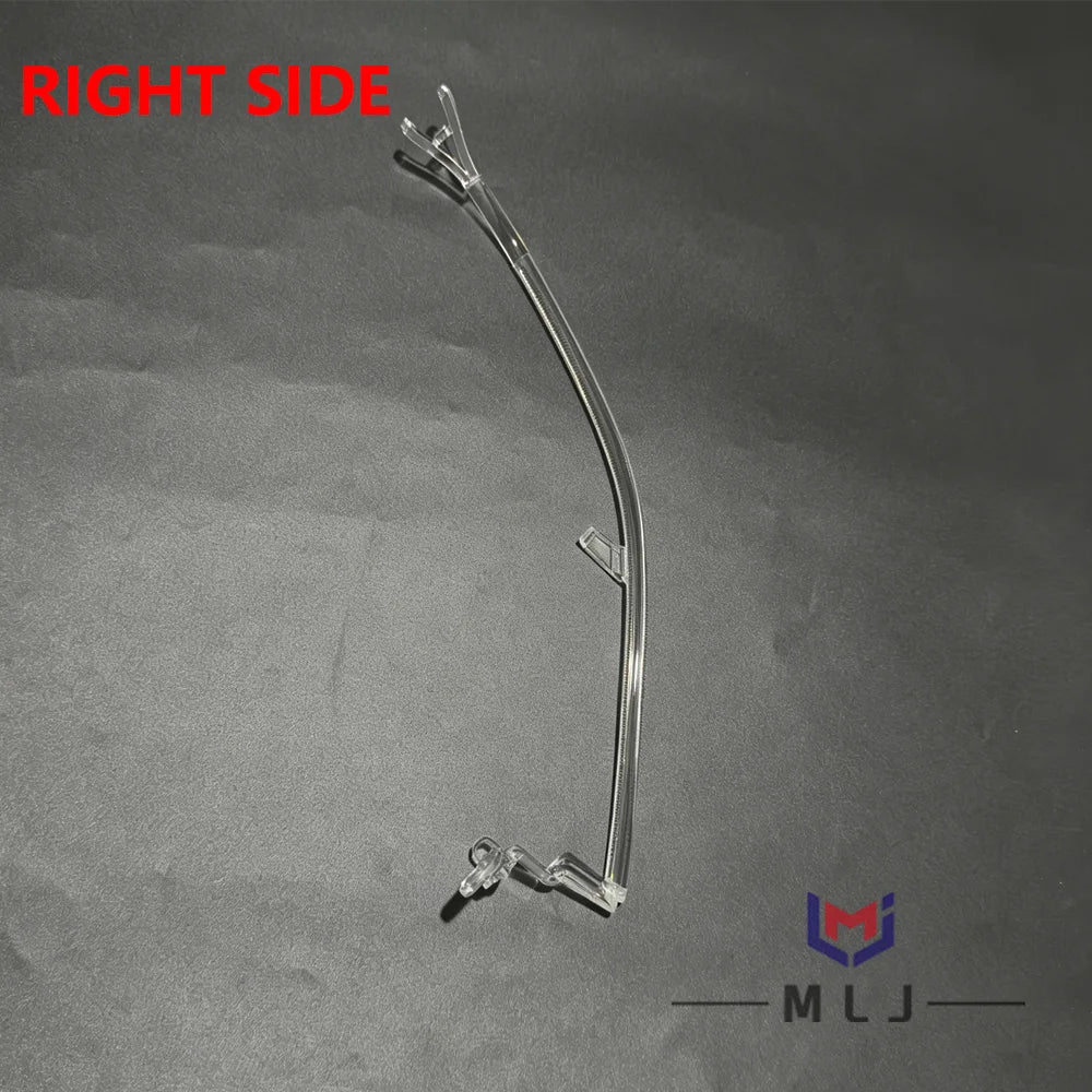 Headlight Replacement Parts White Angel Eyes Acrylic Light Guide Tube Light Guide Strips for Maserati