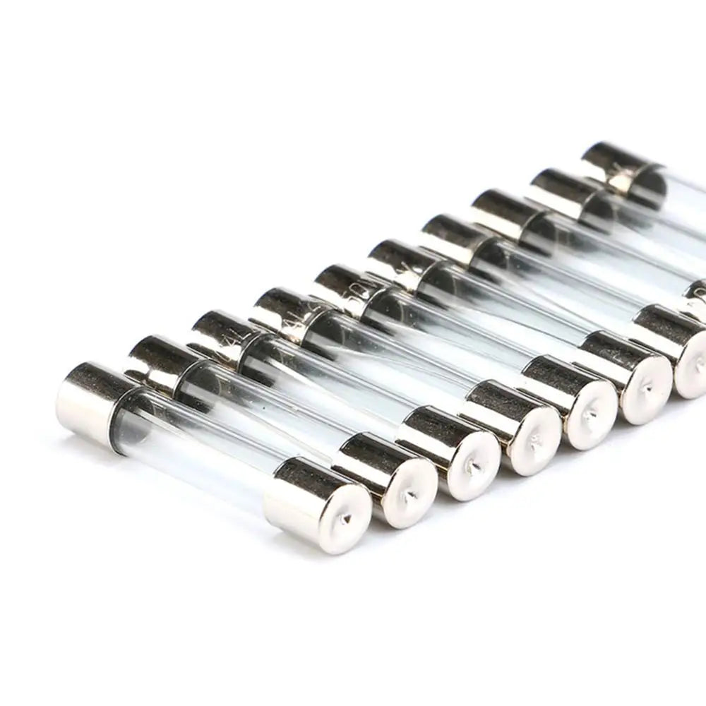 100pcs Fast-Blow Glass Fuses Assorted Kit 10Values Amp 5x20m
