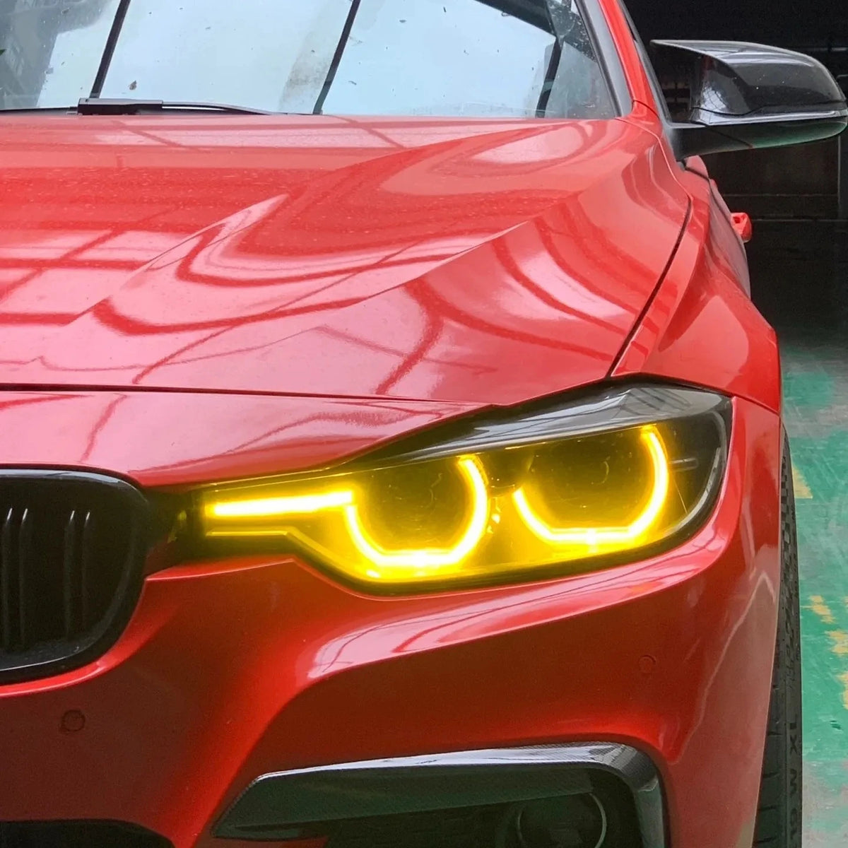 DRL Angel Eye LED Board for 3 Series F30 F31 F34 facelift 2016-2019 LED Headlight Daytime Light Red Blue Ice