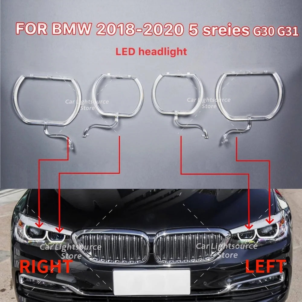 DRL board DRL Light guide plate Headlight Daytime Running Light Guide Tube Strip Angel Eyes for BMW G30 G31