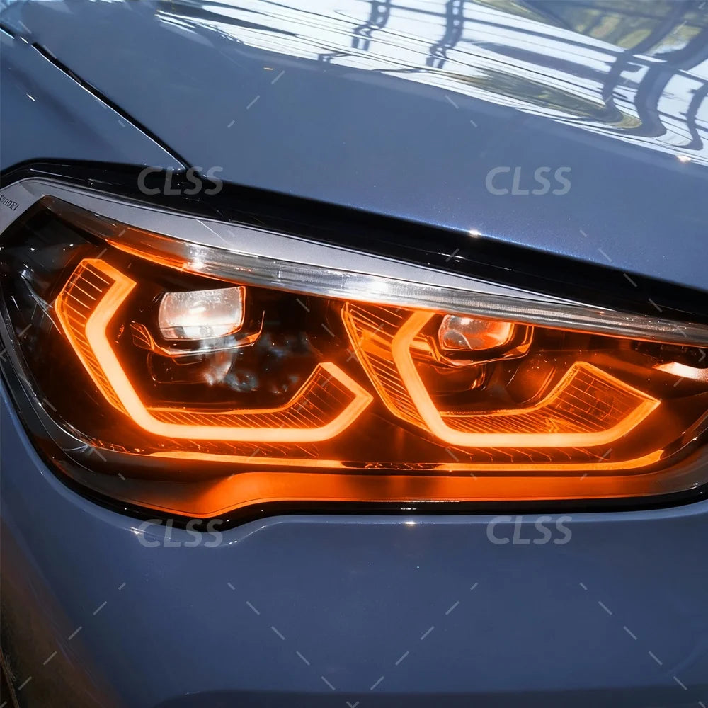DRL LED Boards For BMW X1 F48 F49 LCI 2019-2023 ICON Headlight Daytime Running Light Turn Signal Module