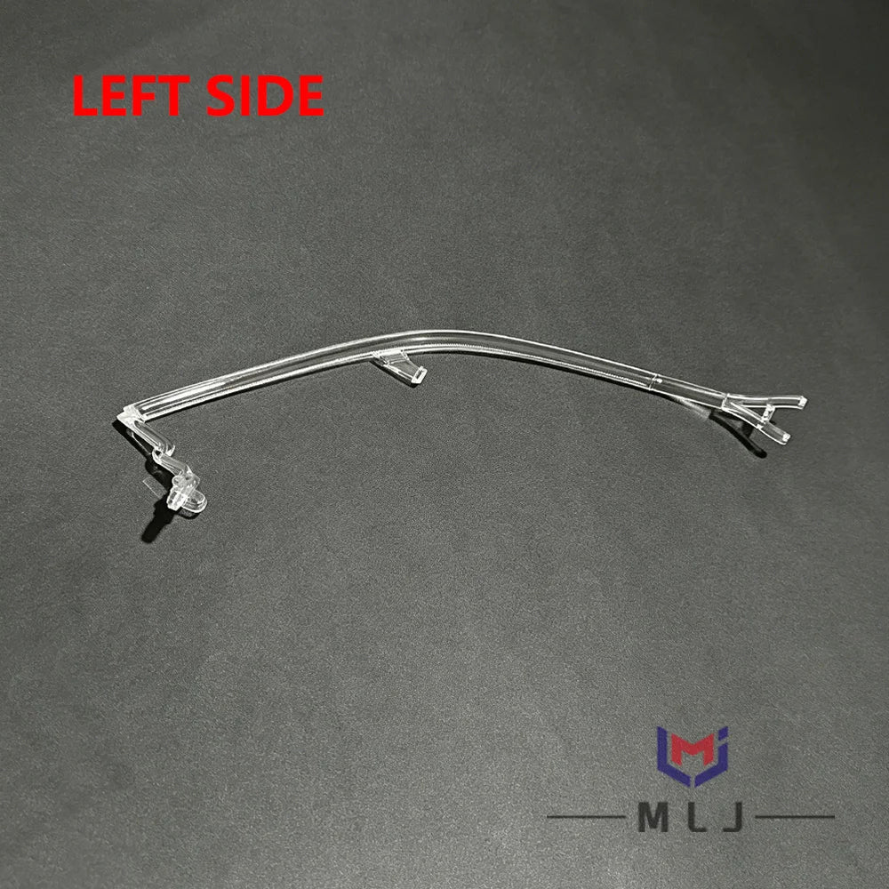 Headlight Replacement Parts White Angel Eyes Acrylic Light Guide Tube Light Guide Strips for Maserati