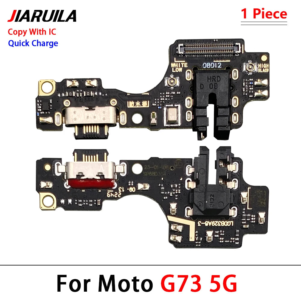 NEW USB Charging Port Socket Board Flex Connector Part For Moto G42 E32 E13 G200 G22 G13 G23 G32 G52 G53 G72 G73 G71S G82 5G G71