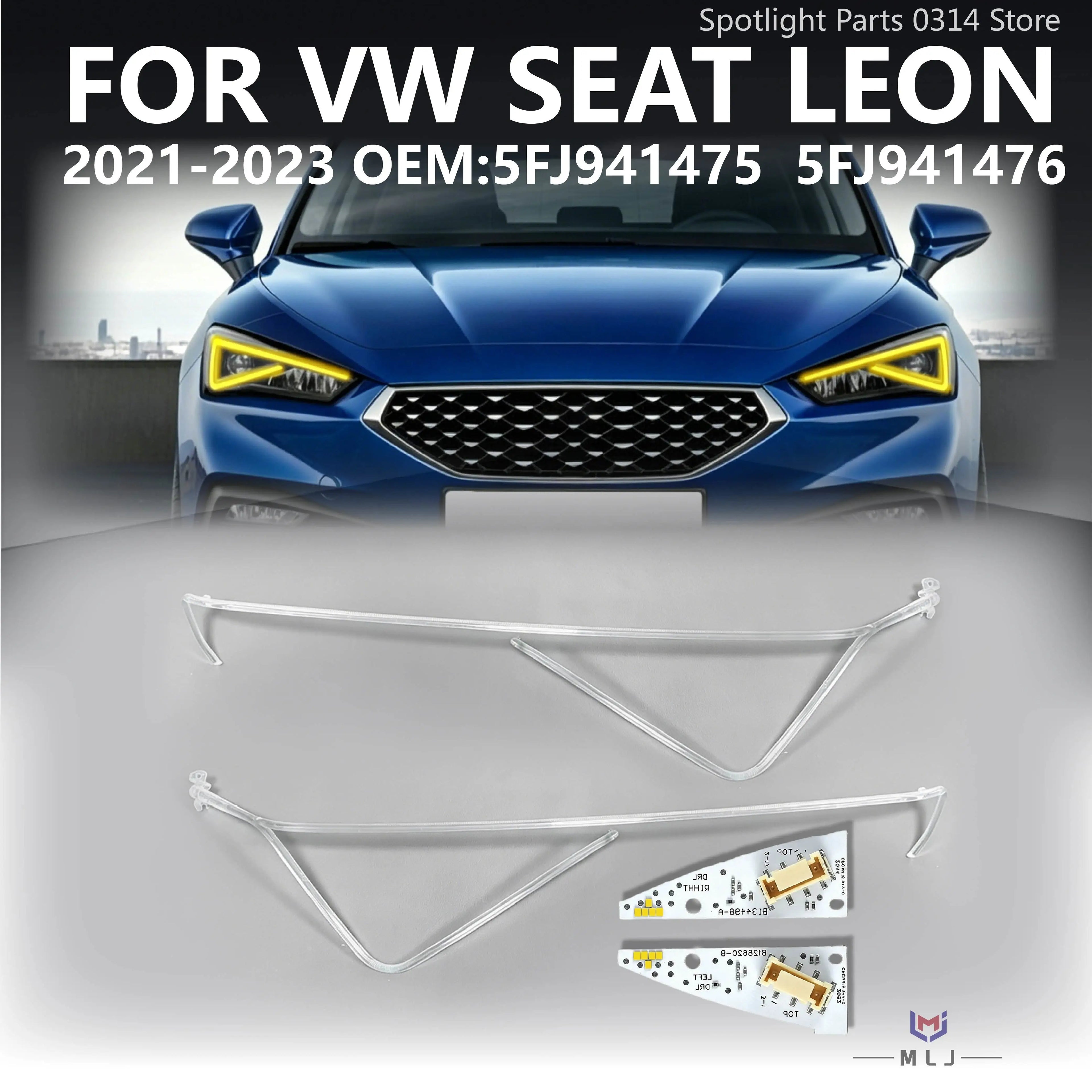 Headlight Chip DRL Light Source Chip Angel Eye Board for SEAT 2021-2023