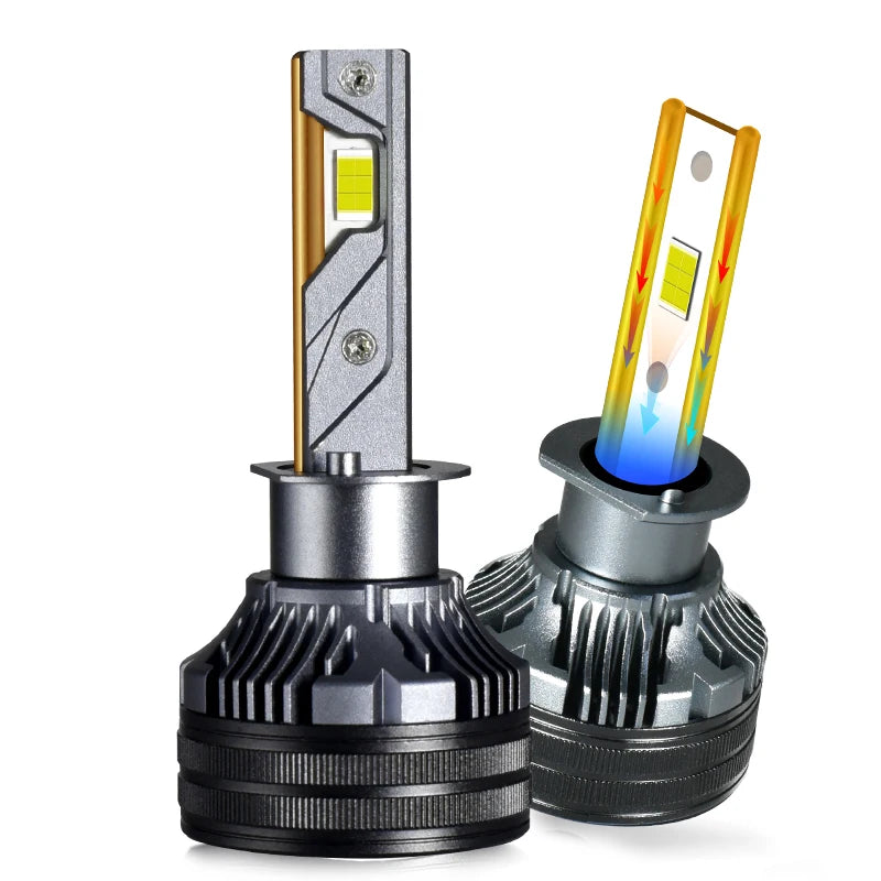 K6C K7C Copper Tubes LED Headlight Bulbs Powerful 170W 170000LM 6000K H1 H7 H11 H8 9005 9006 9012 D1S D2S D3S D4S H4 Car Lights