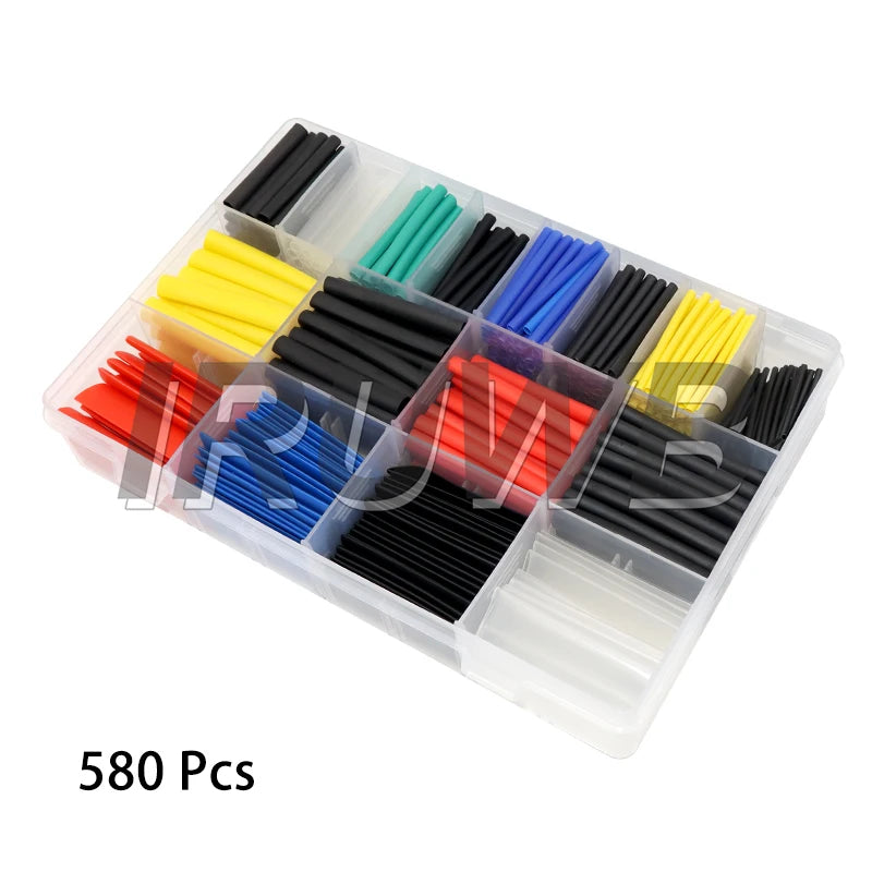 Electrical Connection Wire Cable Insulation Sleeving Heat-shrink Tubing Thermoresistant Tube Heat Shrink Wrapping Kit