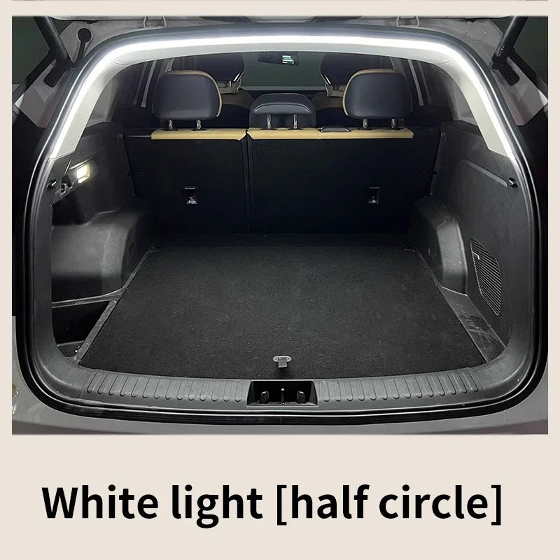 Car Trunk LED Ambient Light Strip PVC Flexible Ambient Light Strip Automatic Switch Hidden Installation SUV/MPV universal