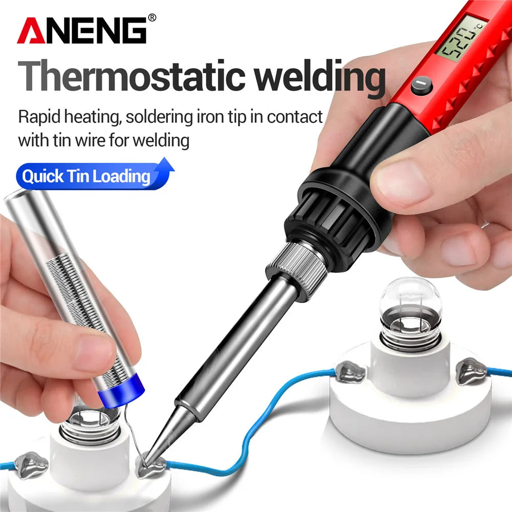 ANENG SL105 Electric Soldering Iron 60W Display Adjustable 1
