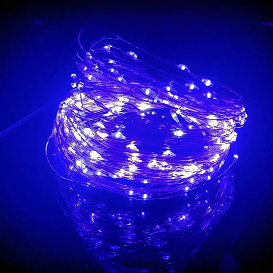 3-10pcs Fairy Lights String Button Battery Light Home Decor Living Bedroom Garden Christmas Wedding New Year Ornament Garland