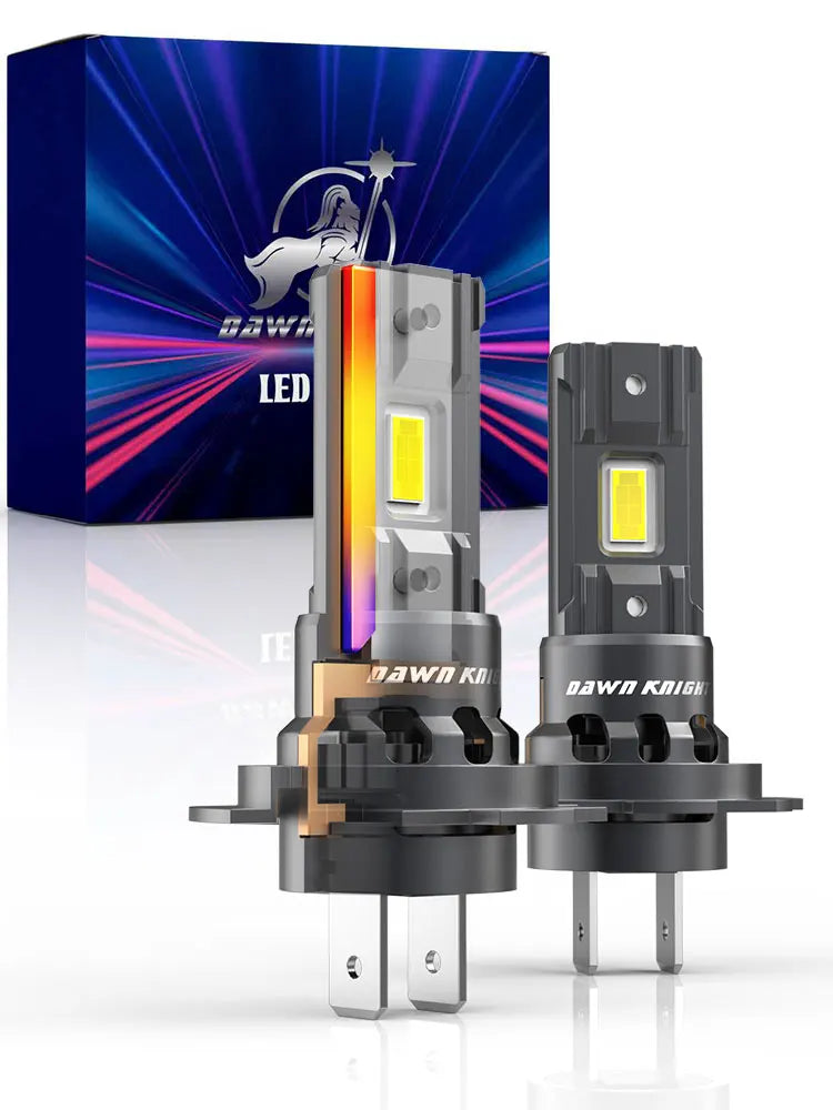 DAWN KNIGHT 40000LM H7 H4 6000K 4300K LED Headlight Bulb Wir