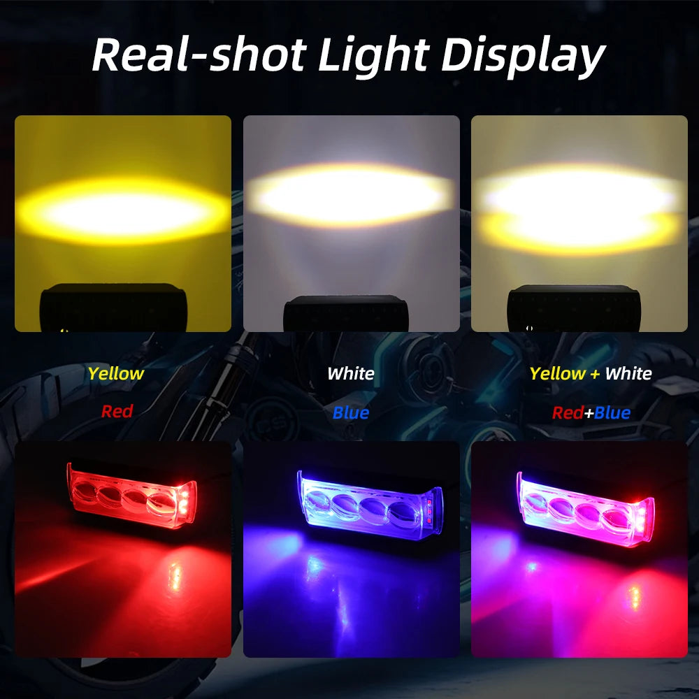 1/2pcs Car LED Work Light Laser Spotlights Super Bright Head
