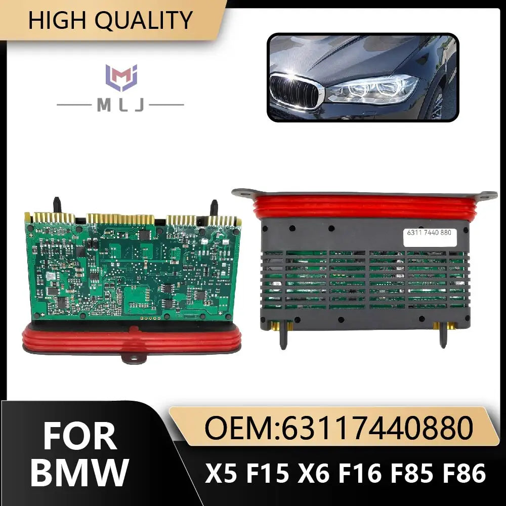 LED Headlight Driver Power Module Control Car Accessories 63117440880 for BMW F15 F16 F85