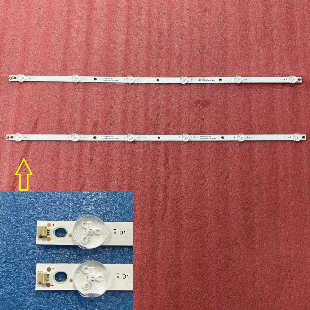 LED Strip for Panasonic TX-32ER25022 32PH54062 12 32PH54012 12 4708-K32WDC-A1113N01 - Replacement TV