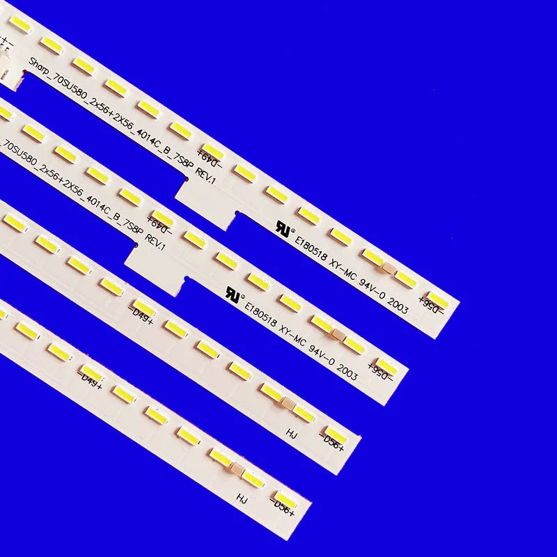 LED Strip for LCD-70MY6150A Sharp 70SU678A 70SU676A 70SU675A sharp_70_2X72+2X72_4014C_B_9S8P REV.1