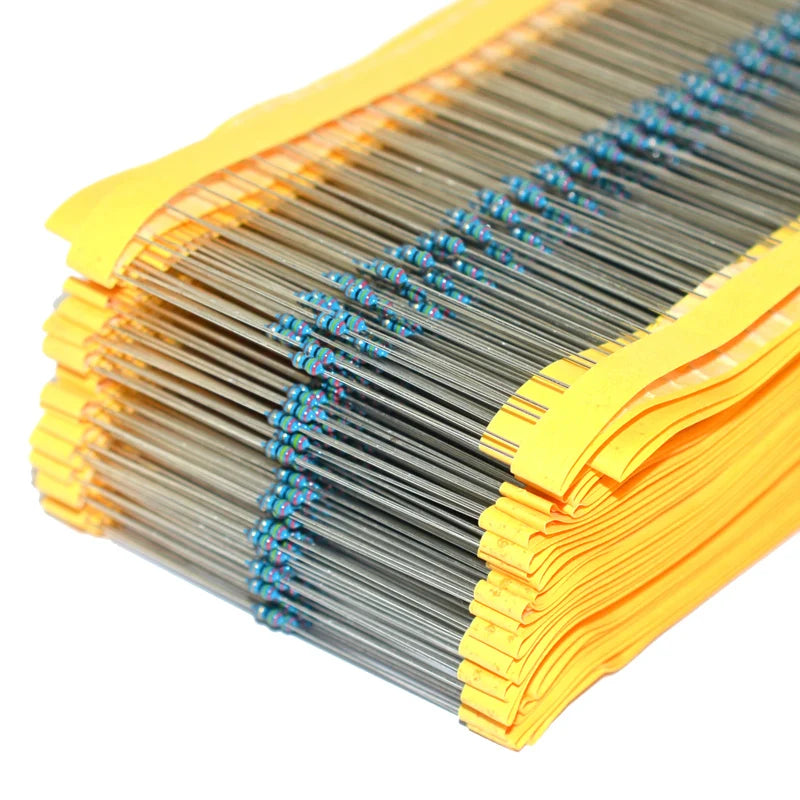 100pcs 1/8W 1/6W Metal Film Resistor 3R3 3R6 3R9 33R 330R 3K