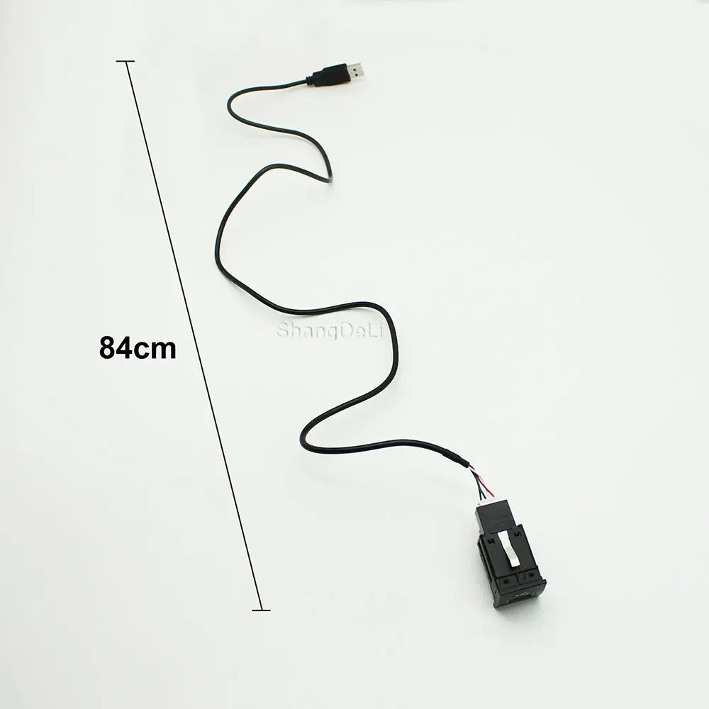 Car USB Input Adapter Audio Radio u-disk flash Socket Interf