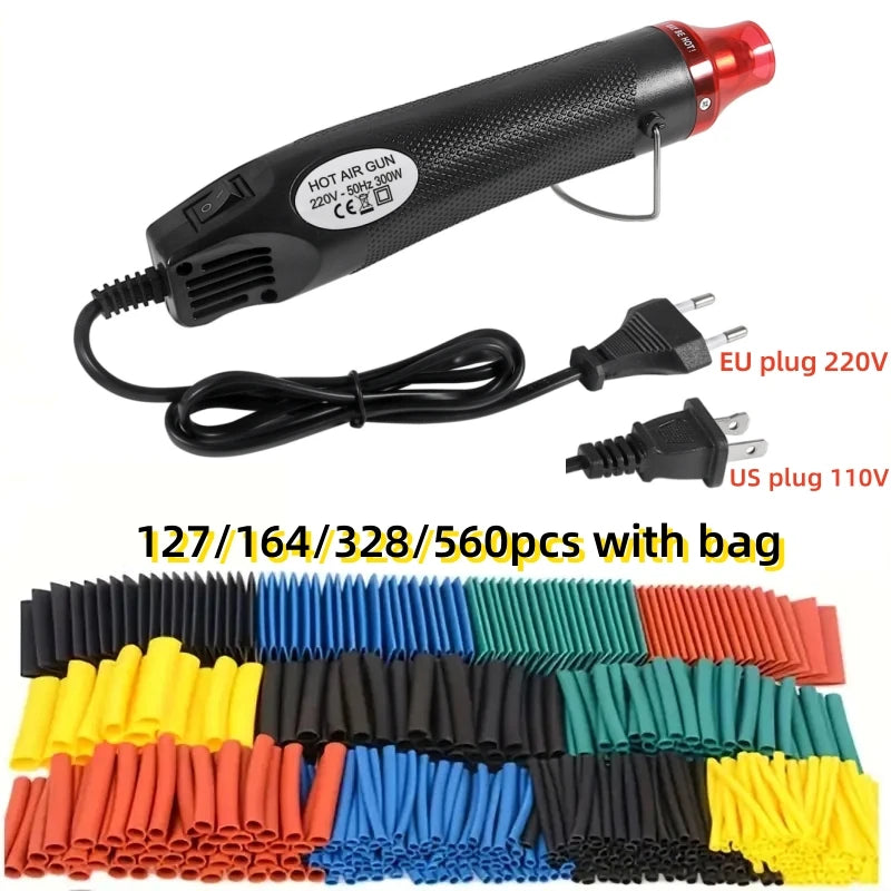 127/164/328/560Pcs Heat Shrink Tubing Kit or only EU US 110V