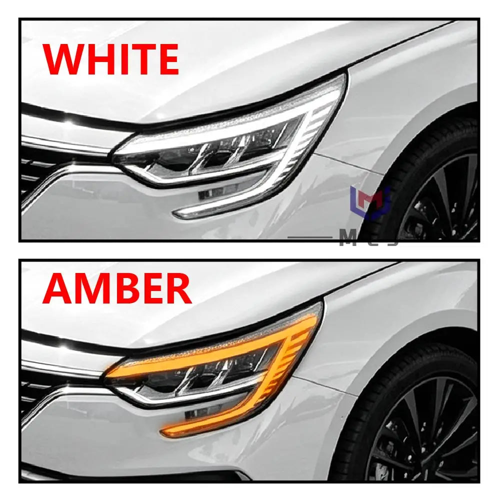 Angel Eye LED DRL Chips Boards B127696-D B127697-D Headlight Daytime Running Light For Renault Megane 2021