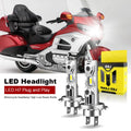 2PCS Motorcycle H7 LED Headlight Bulbs Kit For Honda Goldwin