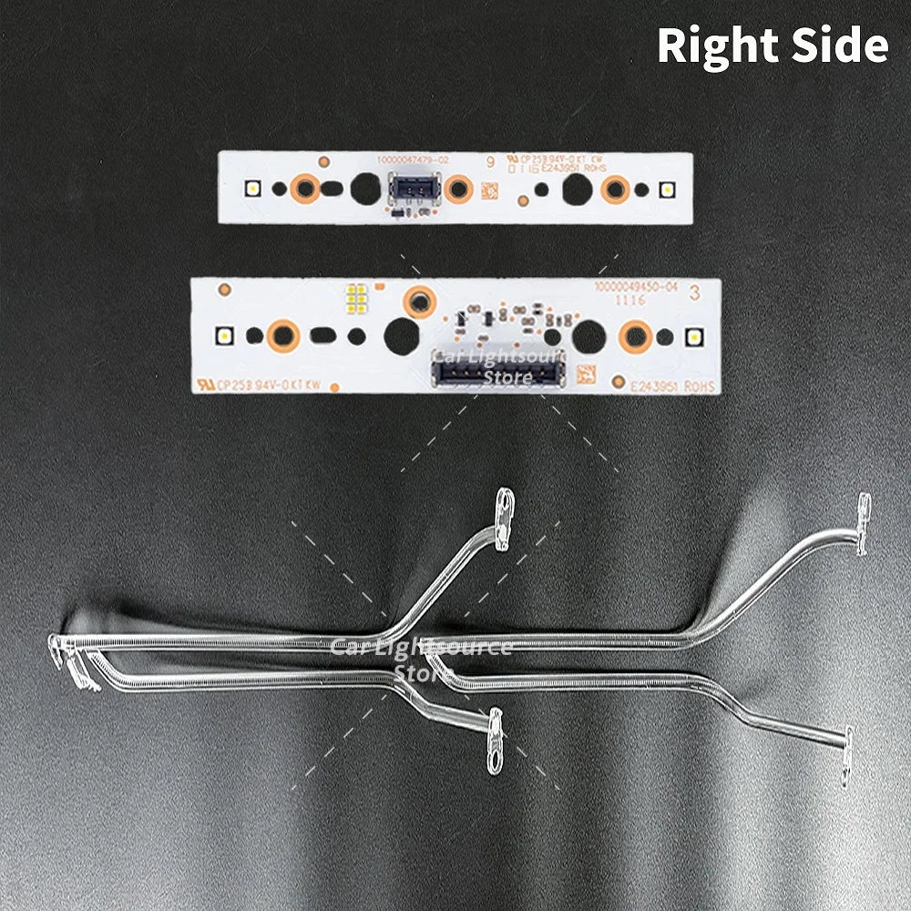 Headlight Daytime Running Lights Light Guide Plate DRL Chip Circuit Board Lightsource Light Tube Guide For