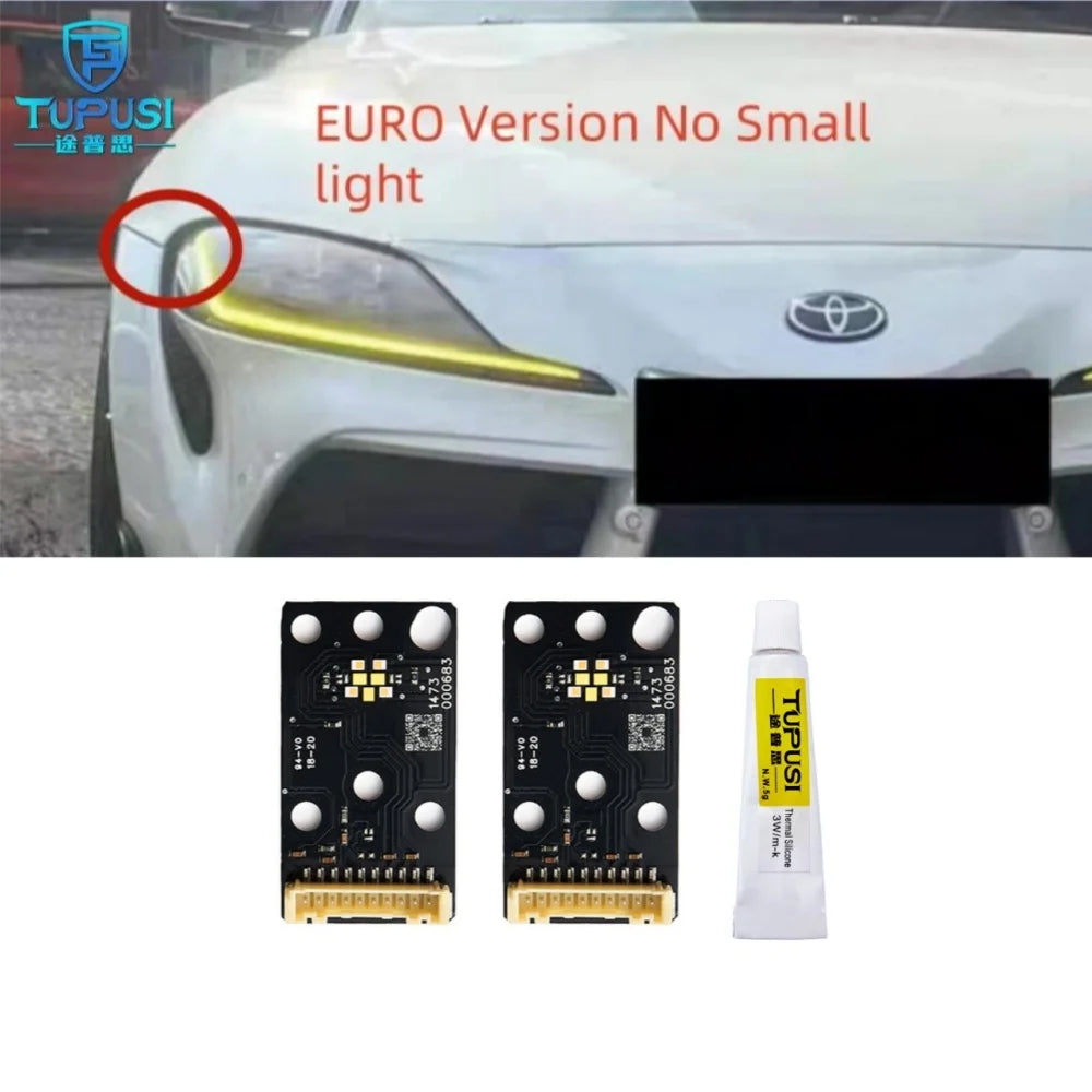 Angel Eyes Daytime Running Light Refit For Toyota GR Supra A90 A91 MK5 2020-2024 Daylight DRL LED Boards for