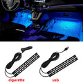2 in 1 LED Car Neon Light Foot Light LED Interior Decoration