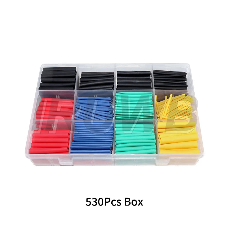 Electrical Connection Wire Cable Insulation Sleeving Heat-shrink Tubing Thermoresistant Tube Heat Shrink Wrapping Kit
