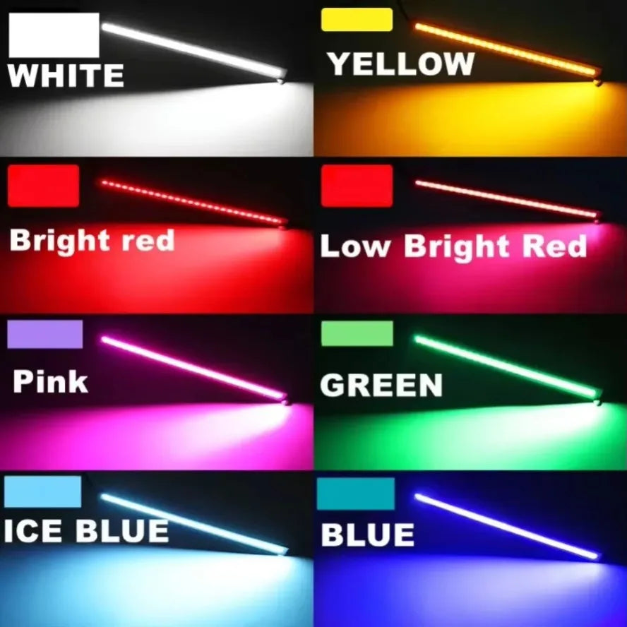 10 1Pcs 17cm Universal Car LED Strip Light Waterproof Daytim