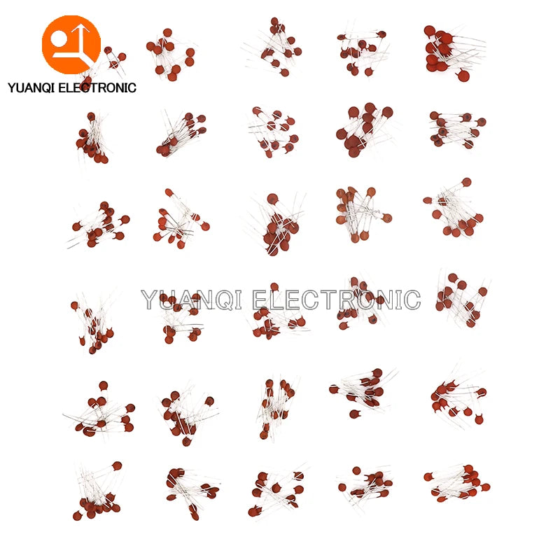 300pcs 50V Ceramic Capacitor Kit 2PF-0.1UF 30Values 10pcs Ca