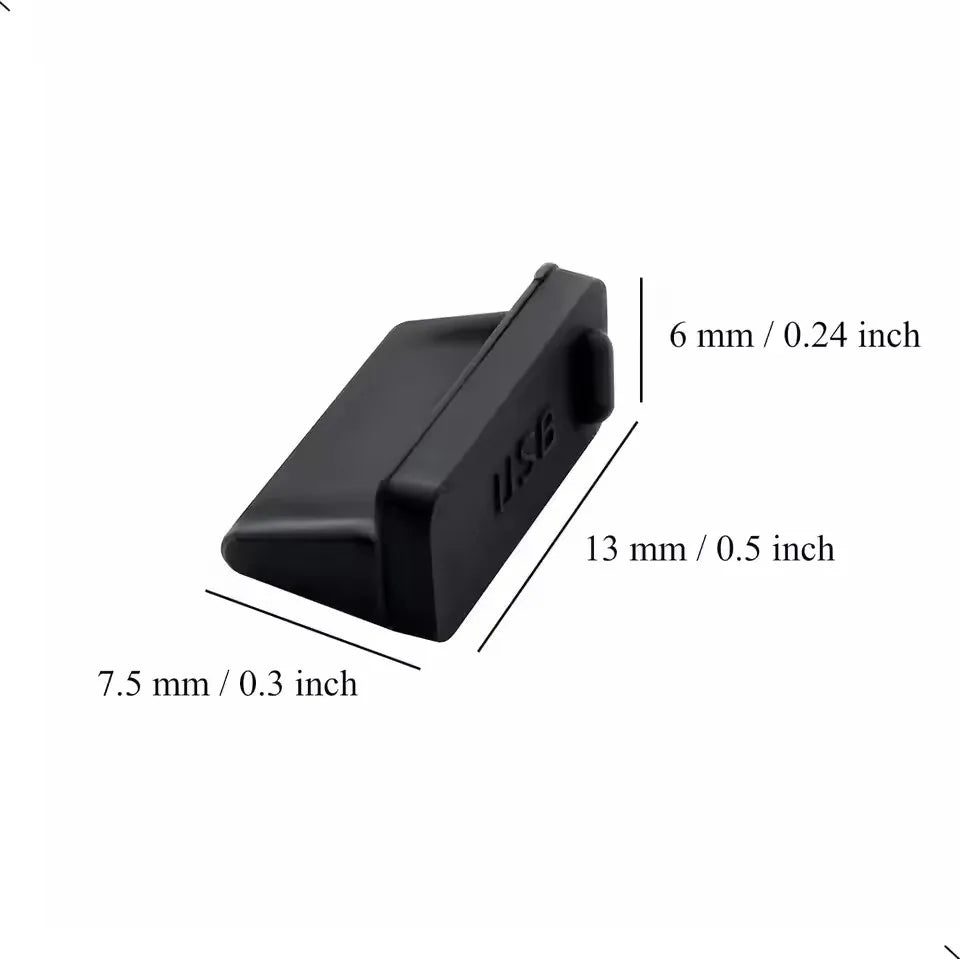 60/40/20/10PCS USB A Dust Plugs for Laptop Notebook PC USB C