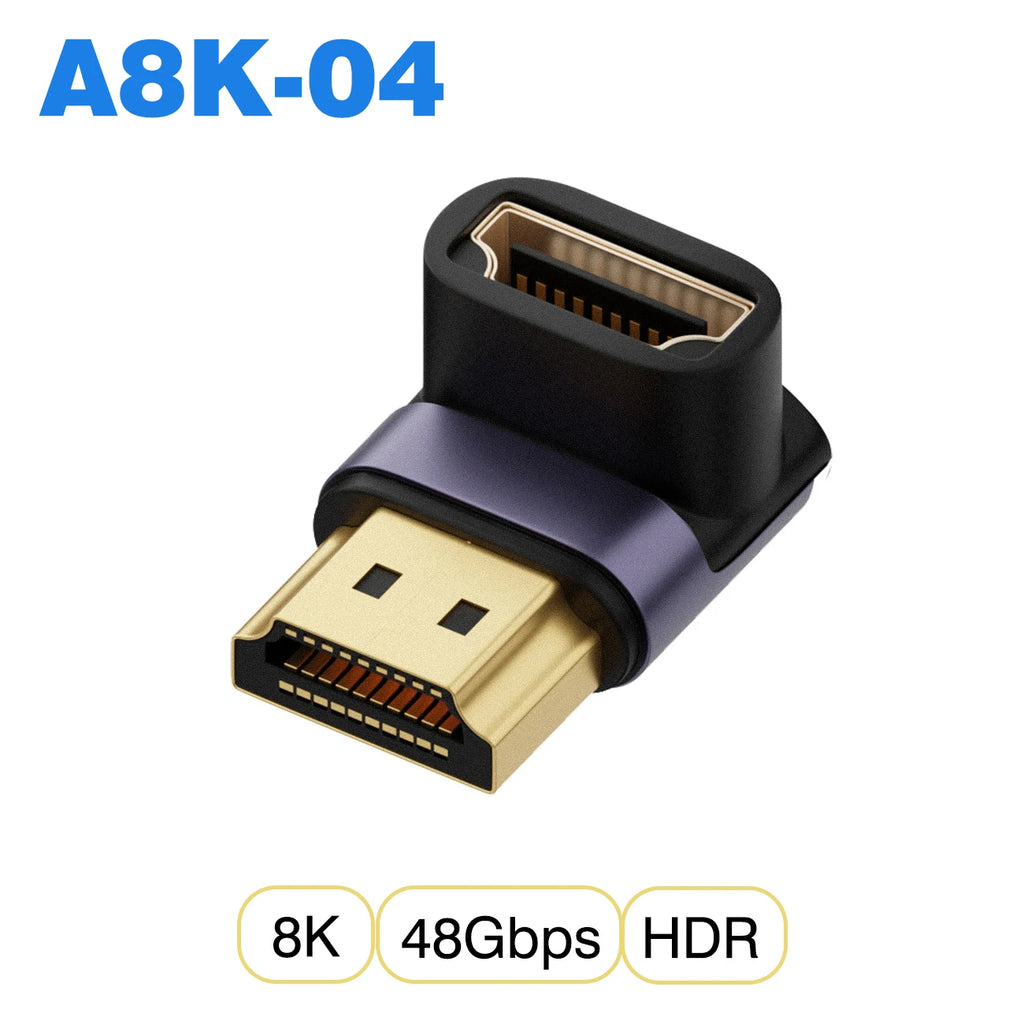 HDMI-Compatible Cable Adapter Mini Micro HDMI to HDMI 2.1 Converter 48Gbps 8K60Hz 4K120Hz for HDTV Projector PS4 PS5 Laptop PC