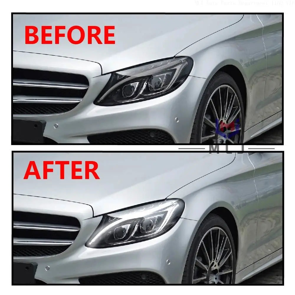 HID Ballast Control Module D1S D1R For Mercedes-Benz C Class W204 C180 C200 C300 Angel Eye DRL for