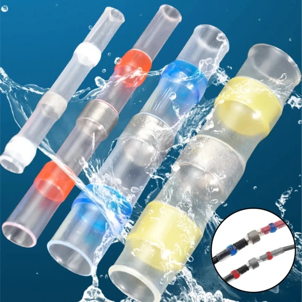 50/100 Pcs Boxed Solder Seal Wire Connectors Heat Shrink Ins