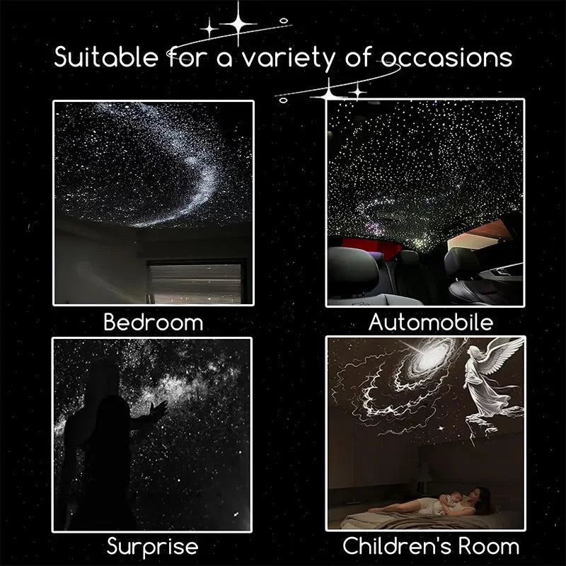 2 In 1 Mini Starry Sky Projector Creative Night Light 10 Fil