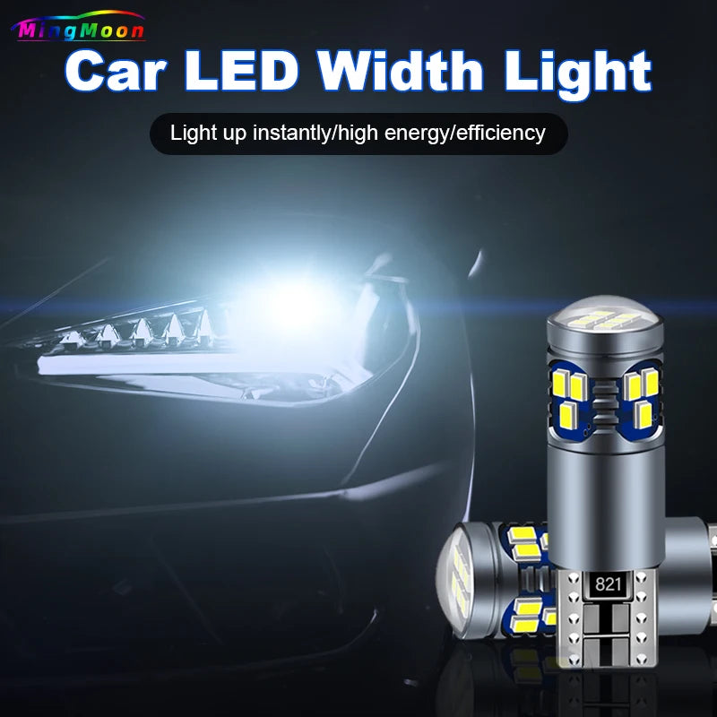 2Pcs T10 Car LED Bulbs Interior Parking Lamp For Renault Cli