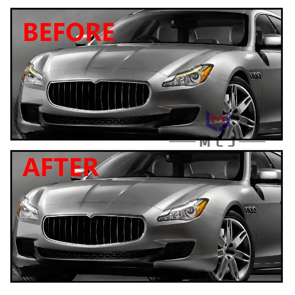 Headlight Replacement Parts White Angel Eyes Acrylic Light Guide Tube Light Guide Strips for Maserati