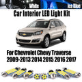 13-Piece LED Interior Light Kit for Chevrolet 2009-2014 - Canbus Error-Free Interior Bulbs